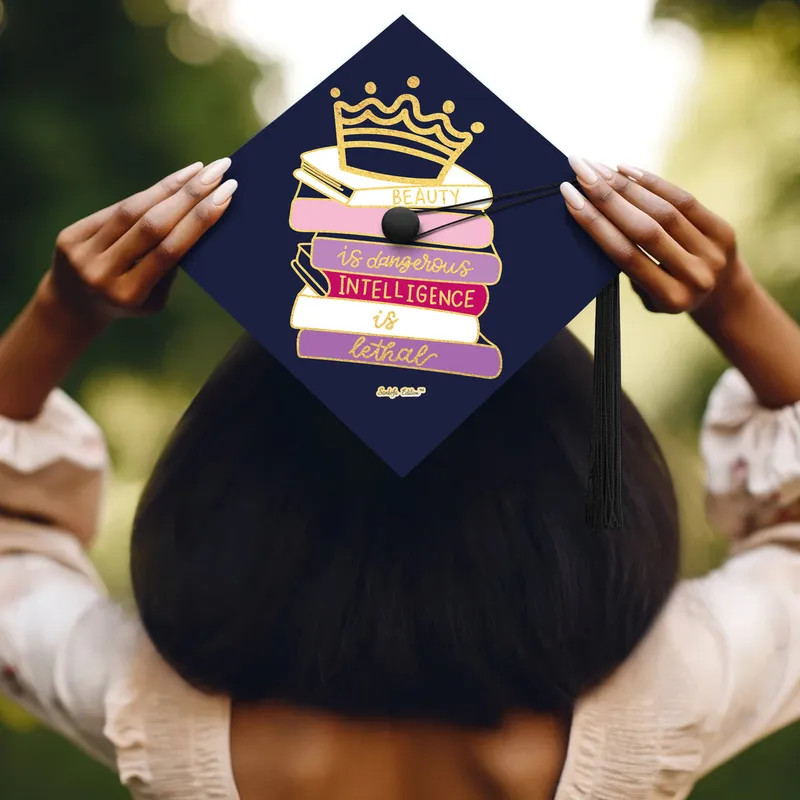 Image Director of Intelligence image beautiful image beautiful image beautiful image beautiful - Beauty Is Dangerous Intelligence Is Lethal Graduation Cap Topper ...