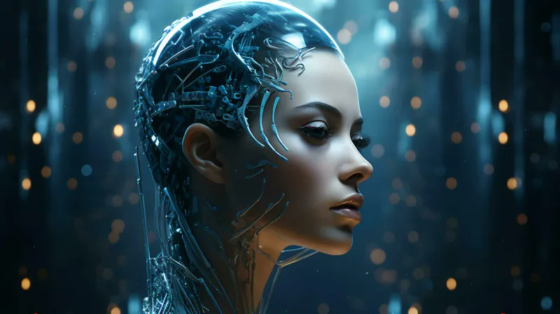 Image Director of Intelligence image beautiful image beautiful image beautiful image beautiful image beautiful - Beautiful face of a futuristic hi-tech cyborg robot woman ...