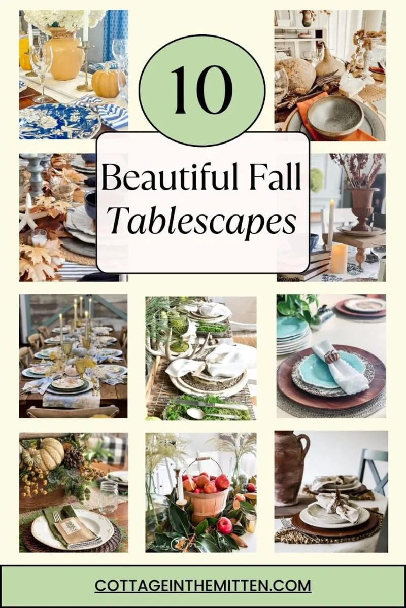 Image Disclosure image beautiful image beautiful image beautiful image beautiful image beautiful image beautiful - 10 Fall Tablescapes That Will Wow Your Guests - cottage in the mitten