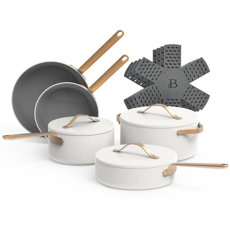 Image Disclosure image beautiful image beautiful image beautiful image beautiful image beautiful image beautiful image beautiful image beautiful image beautiful image beautiful - Beautiful 12pc Ceramic Non-Stick Cookware Set, White Icing by Drew ...