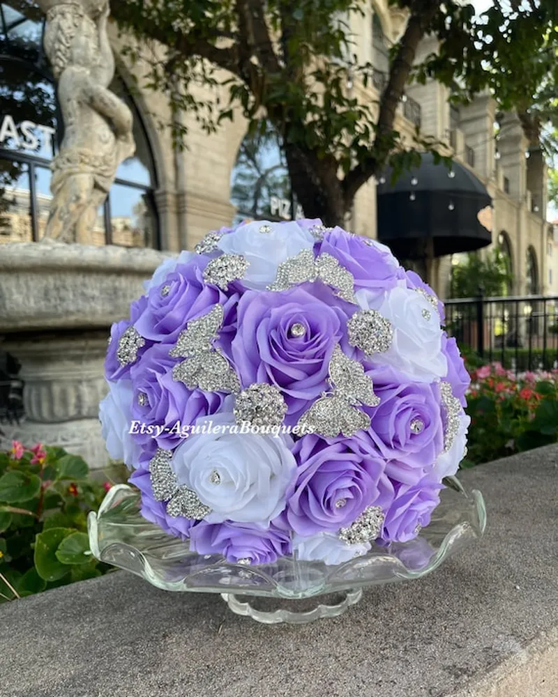 Image D'Lila Combs image beautiful image beautiful image beautiful image beautiful image beautiful image beautiful image beautiful image beautiful image beautiful image beautiful - Lilac Quinceañera Bouquet, Butterfly Theme, Lilac Quince Bouquet ...