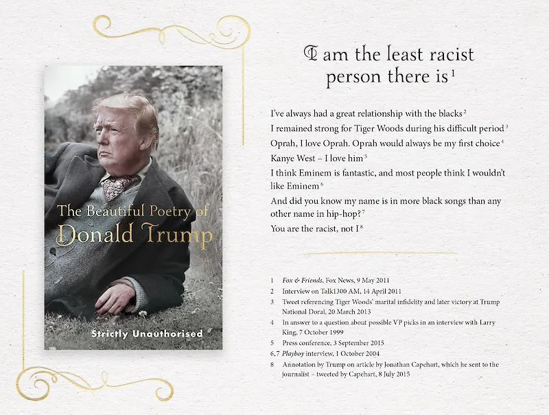 Image Donald Trump image beautiful image beautiful image beautiful image beautiful - Maktus | The Beautiful Poetry of Donald Trump Book