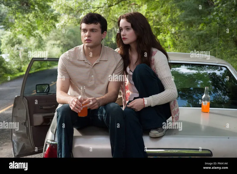 Image Ethan image beautiful image beautiful - L -r) ALDEN EHRENREICH as Ethan Wate and ALICE ENGLERT as Lena ...