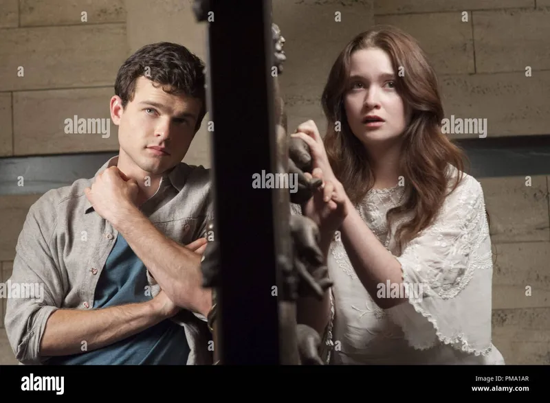 Image Ethan image beautiful image beautiful - L -r) ALDEN EHRENREICH as Ethan Wate and ALICE ENGLERT as Lena ...