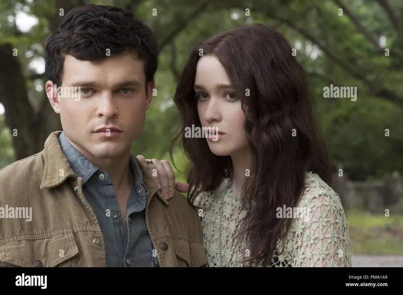 Image Ethan image beautiful image beautiful - L -r) ALDEN EHRENREICH as Ethan Wate and ALICE ENGLERT as Lena ...