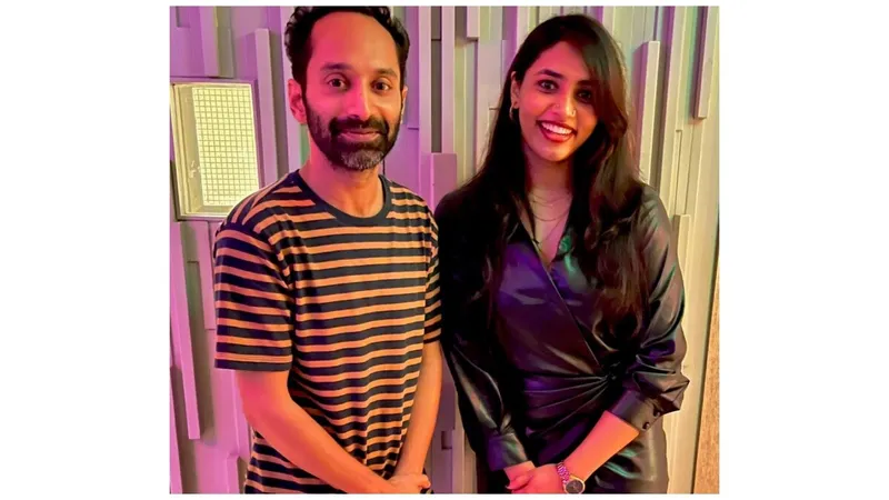 Image Fahadh Faasil image beautiful - Kantara actor Sapthami Gowda soaks up her fan-girl moment with ...