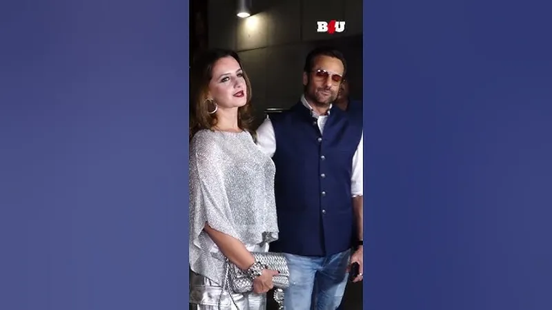 Image Fardeen Khan image beautiful image beautiful image beautiful - Fardeen Khan's Wife Is So Beautiful! #viralvideo #paparazzi - YouTube