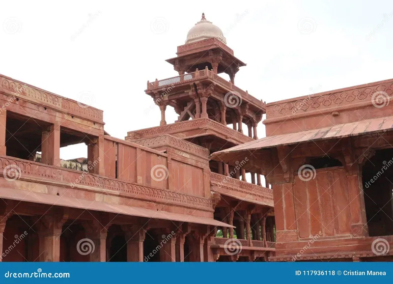 Image Fatehpur Sikri - Ghost Town image beautiful - India Village Pond Panorama Stock Photos - Free & Royalty-Free ...