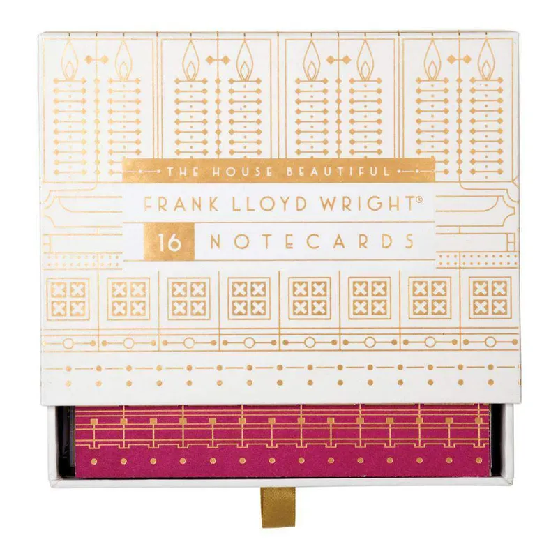 Image Frank image beautiful - Frank Lloyd Wright The House Beautiful Greeting Assortment | Galison