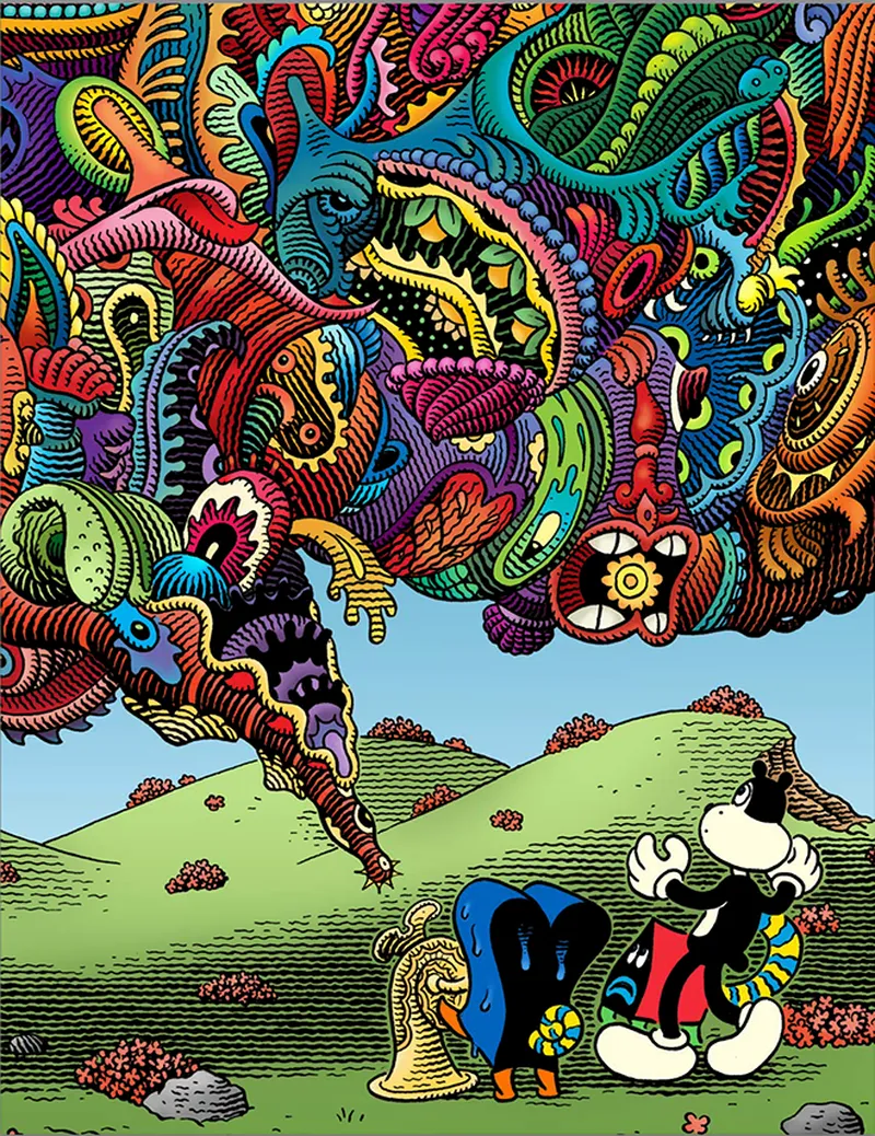 Image Frank image beautiful image beautiful - A terrible beauty is born: Jim Woodring's One Beautiful Spring Day ...