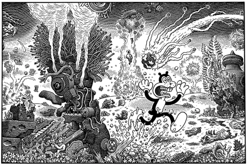 Image Frank image beautiful image beautiful image beautiful image beautiful - A terrible beauty is born: Jim Woodring's One Beautiful Spring Day ...