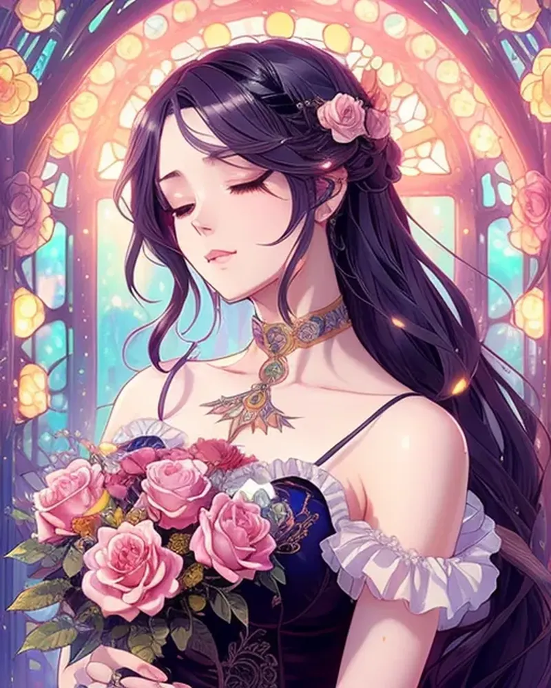 Image Frank image beautiful image beautiful image beautiful image beautiful image beautiful image beautiful image beautiful image beautiful image beautiful - Gothic sleeping beauty surrounded red - AI Photo Generator - starryai