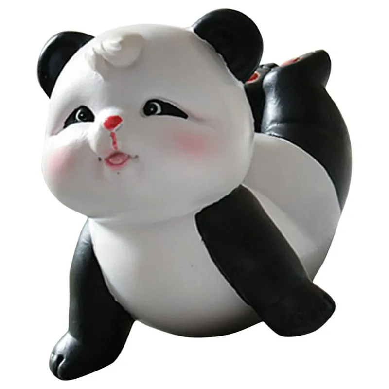 Image Genma Saotome image beautiful image beautiful image beautiful - Qnmwood Cute Panda Resin Figurine for Home Office Decoration ...