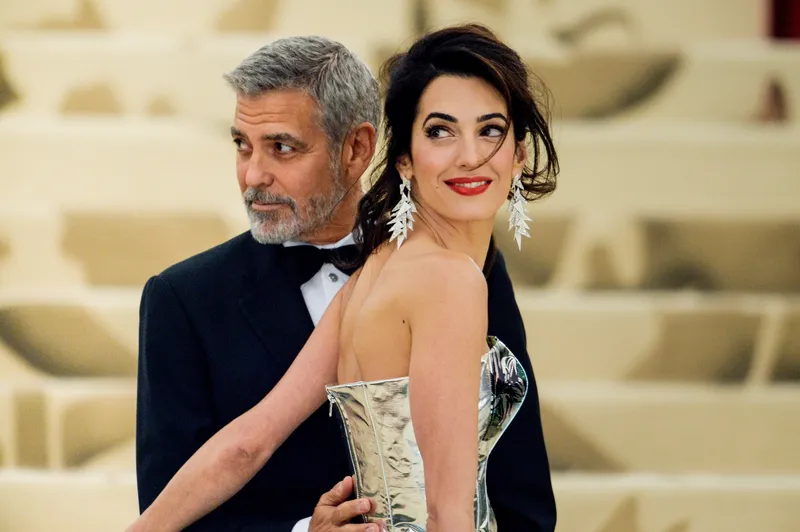 Image George Clooney image beautiful - George Clooney Says His Twins Are Fluent in Italian, but He and ...