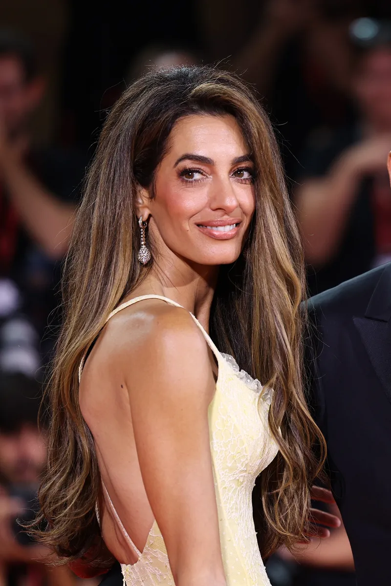 Image George Clooney image beautiful image beautiful image beautiful - Amal Clooney Hard-Launched Bombshell Blonde Highlights at the ...