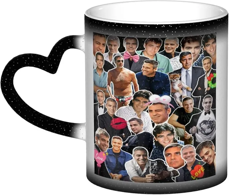 Image George Clooney image beautiful image beautiful image beautiful - Amazon.com: PODODNOE CUP Convenient and beautiful George Clooney ...