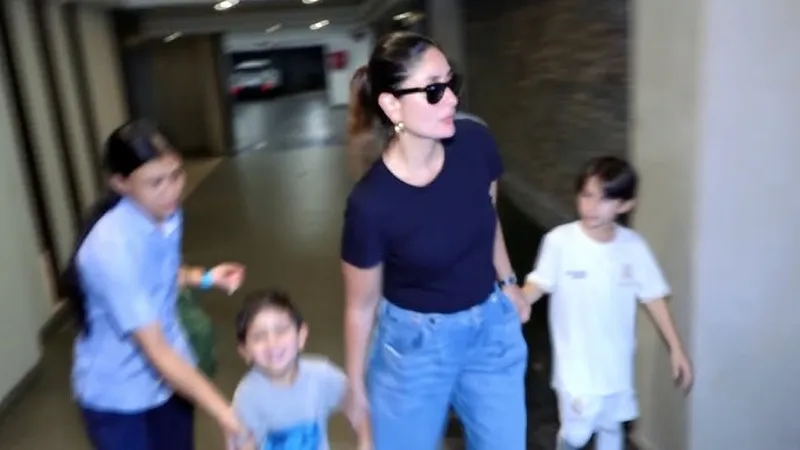 Image Guriq (Neha and Angad's son) image beautiful image beautiful - Kareena Kapoor,Soha Ali Khan With Their Kids At Neha Angad Son ...