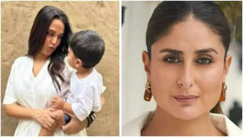 Image Guriq (Neha and Angad's son) image beautiful image beautiful - Kareena Kapoor's birthday wish for Neha Dhupia- Angad Bedi's son ...