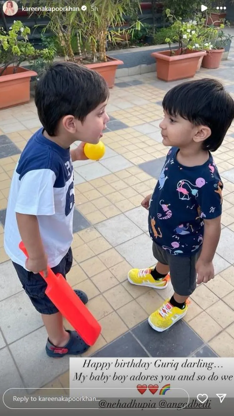 Image Guriq (Neha and Angad's son) image beautiful image beautiful image beautiful - Kareena Kapoor shares candid picture of Jeh as she extends ...