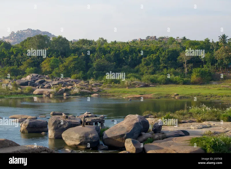 Image Hampi - Ancient City image beautiful - beautiful landscape of the ancient city of Hampi in India Stock ...