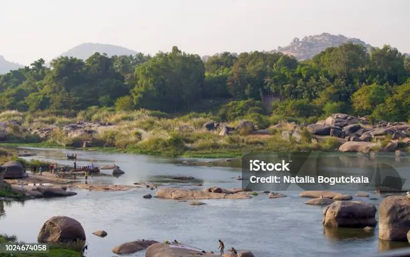 Image Hampi - Ancient City image beautiful image beautiful image beautiful image beautiful image beautiful image beautiful - Scenic Tungabhadra River Bank Hampi India Stock Photo - Download ...