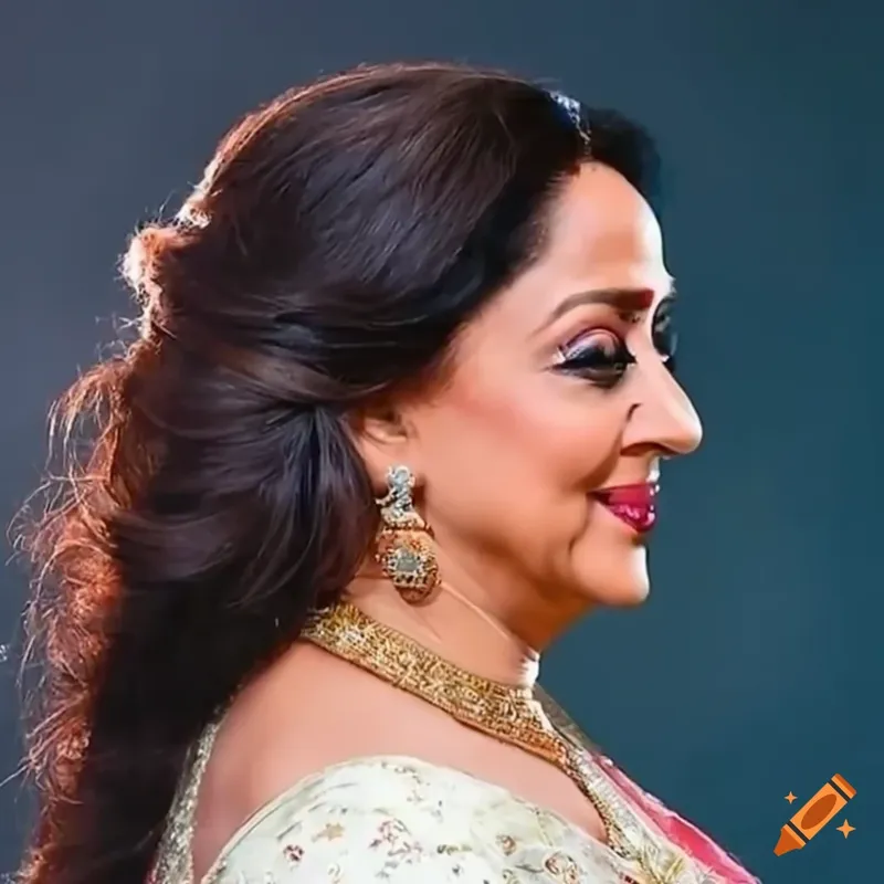 Image Hema Malini image beautiful image beautiful image beautiful image beautiful image beautiful image beautiful image beautiful image beautiful - Messy bun hairstyle in focus of bollywood actress hema malini with ...