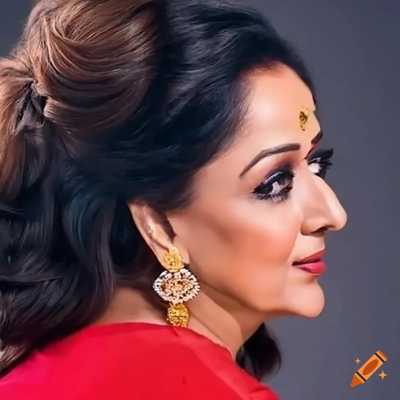 Image Hema Malini image beautiful image beautiful image beautiful image beautiful image beautiful image beautiful image beautiful image beautiful image beautiful image beautiful - Messy bun hairstyle in focus of bollywood actress hema malini with ...