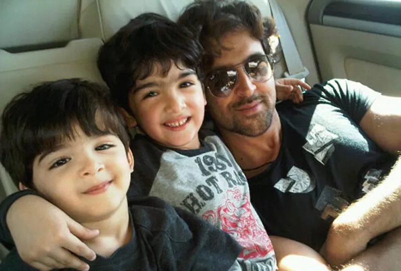 Image Hrithik Roshan image beautiful image beautiful - See Pics: Hrithik Roshan Takes Time Off With Sons, Began New Year ...