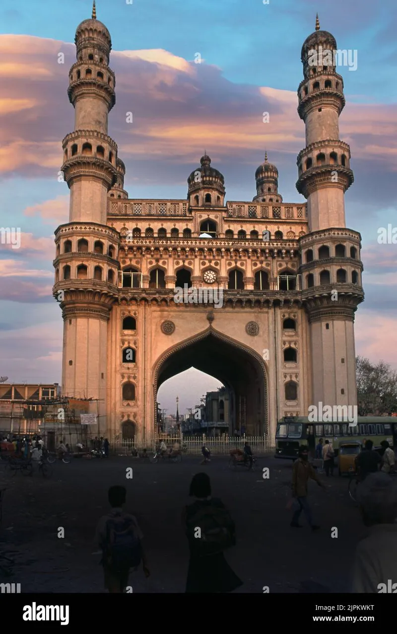 Image Hyderabad - Charminar image beautiful - A vertical shot of the Charminar at the beautiful sunset in ...