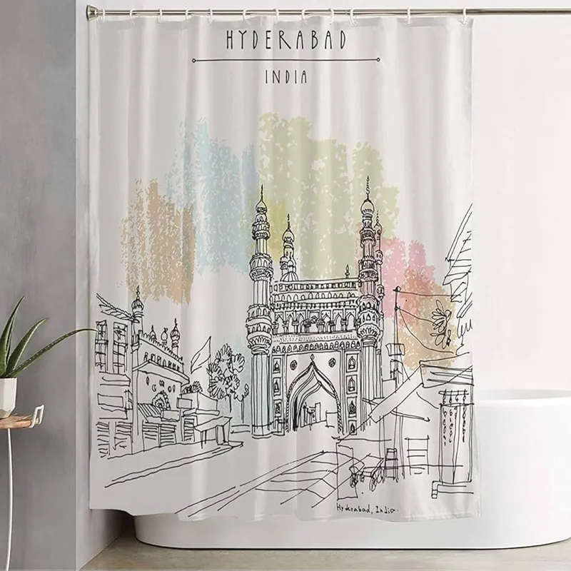 Image Hyderabad - Charminar image beautiful image beautiful image beautiful image beautiful image beautiful - Amazon.com: Bathroom Funny Shower Curtain with Hooks Vintage ...