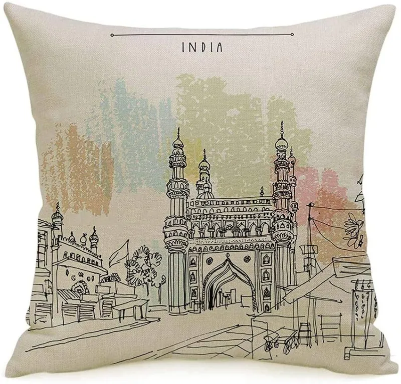 Image Hyderabad - Charminar image beautiful image beautiful image beautiful image beautiful image beautiful image beautiful image beautiful image beautiful - Amazon.com: Decorative Linen Throw Pillow Cover Vintage Hyderabad ...