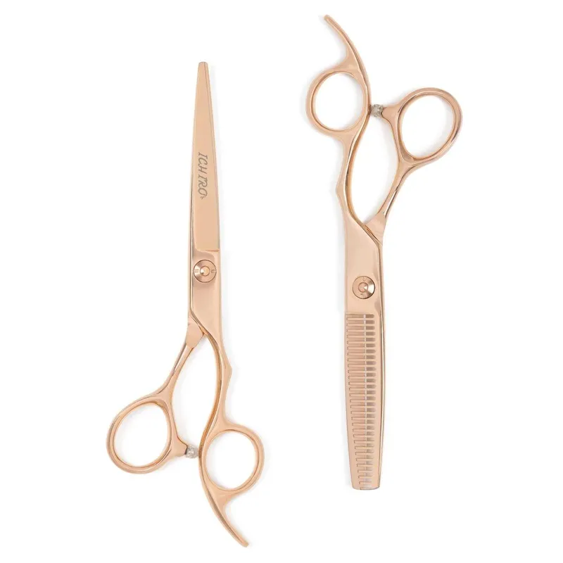 Image Ichiro image beautiful image beautiful - Ichiro Rose Gold Hairdressing Scissor Set: Premium Styling Tools ...