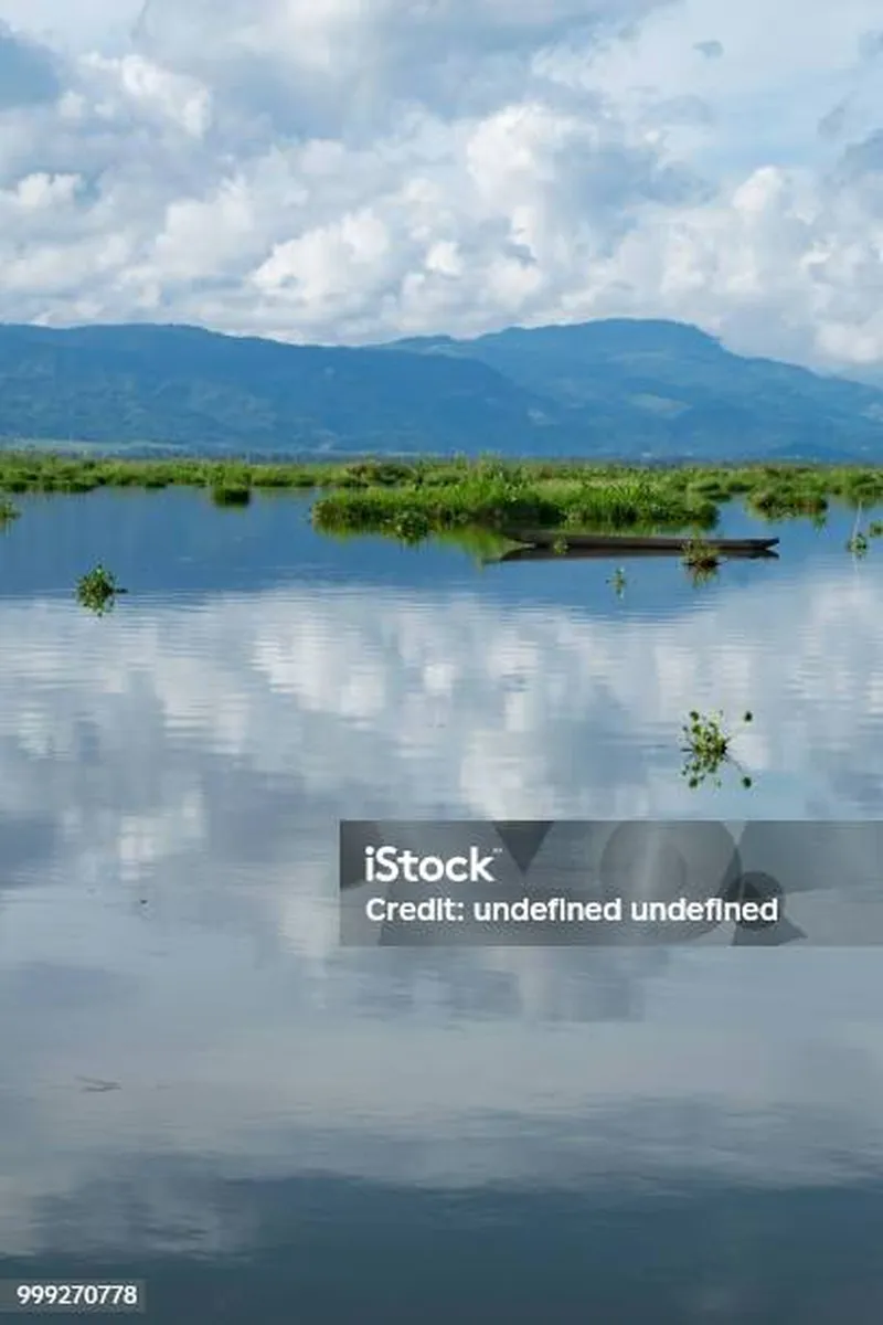 Image Imphal - Loktak Lake image beautiful image beautiful image beautiful image beautiful - Beautiful Loktak Lake View In Rainy Season At Imphal India Stock ...