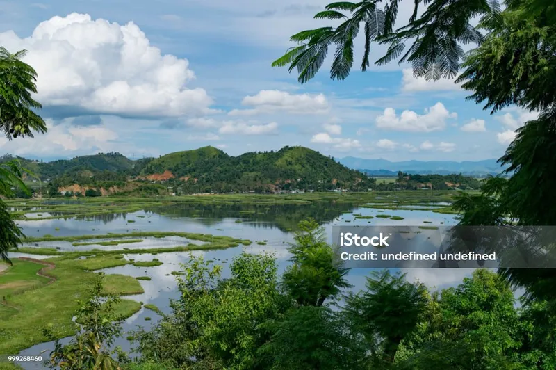 Image Imphal - Loktak Lake image beautiful image beautiful image beautiful image beautiful - Beautiful Loktak Lake View In Rainy Season At Imphal India Stock ...