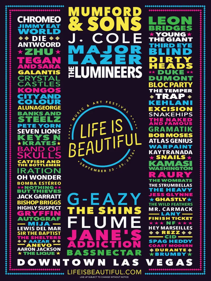 Image J Cole image beautiful image beautiful image beautiful image beautiful - Life is Beautiful Music & Art Festival Unveils Spectacular 2016 ...