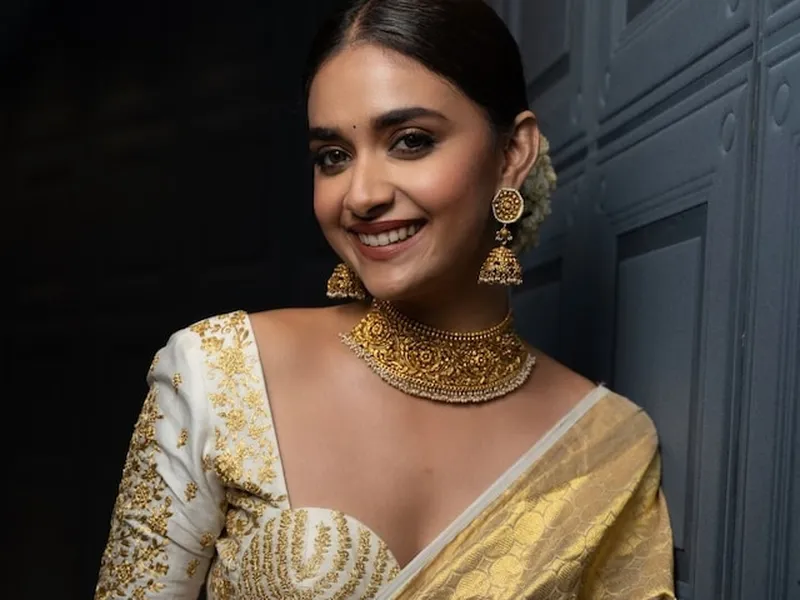 Image Jackie Shroff image beautiful image beautiful image beautiful image beautiful image beautiful image beautiful image beautiful image beautiful image beautiful image beautiful - In This Gold Saree, Keerthy Suresh Shines Brighter Than 24 Carats ...