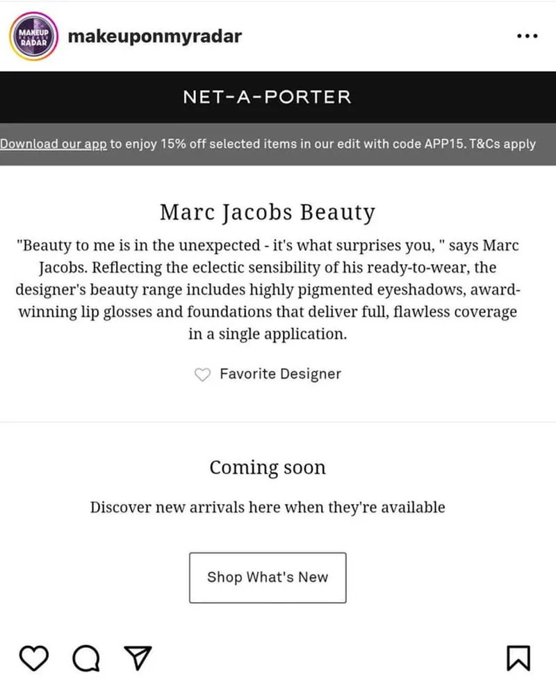 Image Jacob image beautiful image beautiful image beautiful - Marc Jacobs Beauty is coming to Net-A-Porter : r/BeautyGuruChatter