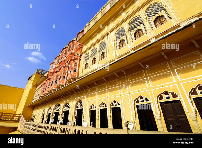 Image Jaipur - The Pink City image beautiful - Jharokha of a palace hi-res stock photography and images - Alamy