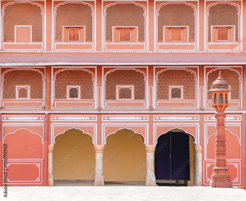 Image Jaipur - The Pink City image beautiful - Jaipur city palace in Jaipur city, Rajasthan, India. An UNESCO ...