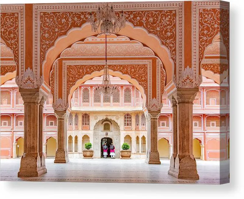 Image Jaipur - The Pink City image beautiful - Jaipur city palace in Jaipur city, Rajasthan, India. An UNESCO ...