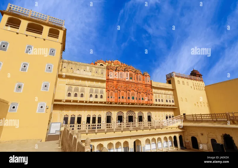 Image Jaipur - The Pink City image beautiful - Hawa mahal palace winds five hi-res stock photography and images ...