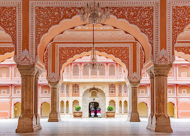 Image Jaipur - The Pink City image beautiful - Jaipur city palace in Jaipur city, Rajasthan, India. An UNESCO ...