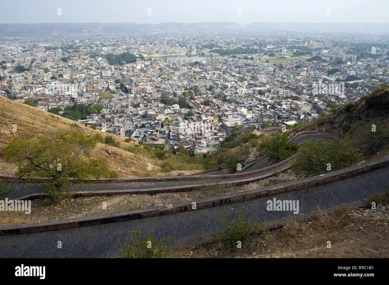 Image Jaipur - The Pink City image beautiful - Aerial view of the beautiful pink city of Jaipur, Rajasthan, India ...