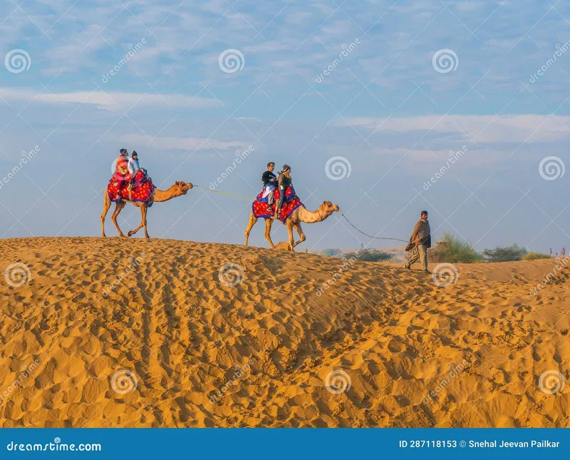 Image Jaisalmer - The Golden City image beautiful image beautiful image beautiful image beautiful image beautiful image beautiful image beautiful - Tourists Enjoying Camel Desert Safari with Beautiful Sky at Golden ...