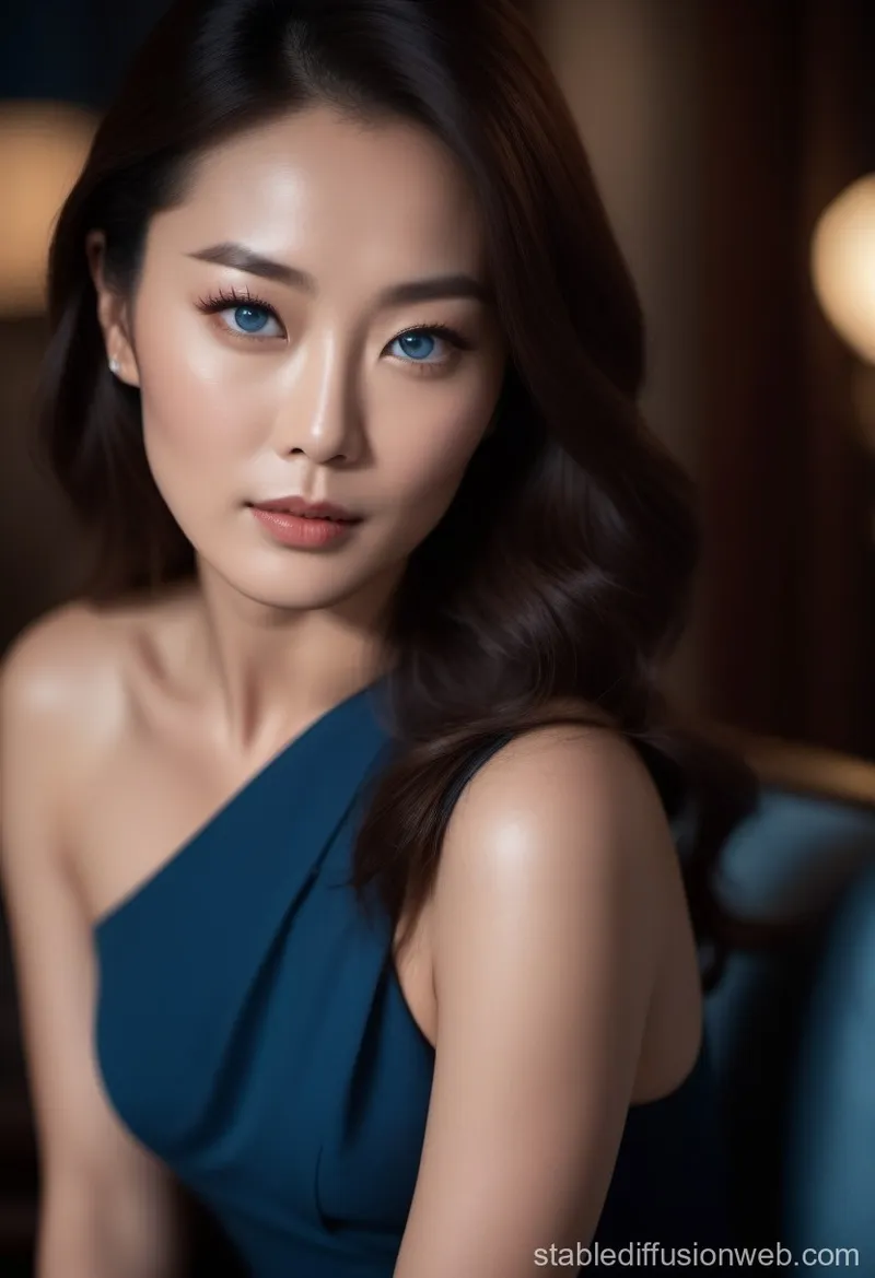 Image James Bond image beautiful image beautiful image beautiful image beautiful - Blue-Eyed James Bond and Korean Actress | Stable Diffusion Online