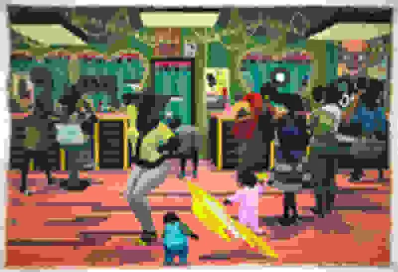 Image James image beautiful image beautiful - Kerry James Marshall | School of Beauty, School of Culture (2012 ...