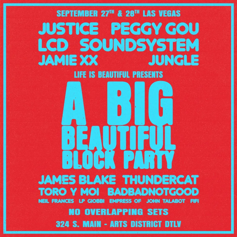 Image James image beautiful image beautiful image beautiful image beautiful image beautiful - Life is Beautiful Announces A Big Beautiful Block Party | Sep 27-28