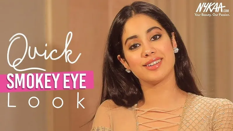 Image Janhvi Kapoor image beautiful image beautiful image beautiful - GRWM: Get Ready With Janhvi Kapoor | Glam Smokey Eye Tutorial ...