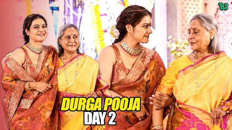 Image Jaya Bachchan image beautiful image beautiful image beautiful image beautiful image beautiful - Kajol & Jaya Bachchan Beautiful Moment At Durga Puja | Day -2 ...