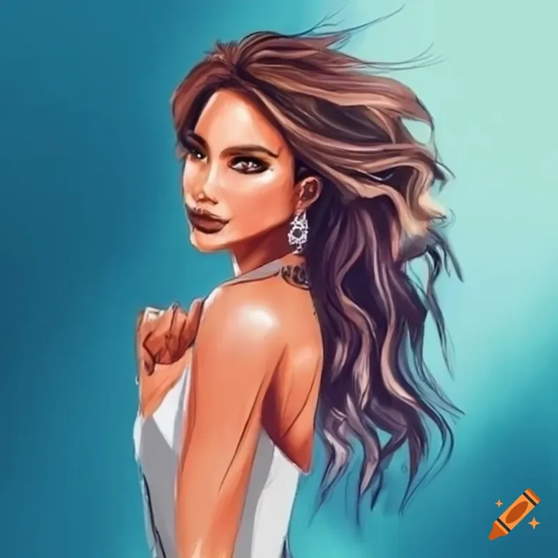 Image Jennifer (JLO) image beautiful image beautiful image beautiful image beautiful image beautiful image beautiful image beautiful image beautiful image beautiful - Anime drawing of a beautiful woman with features resembling ...